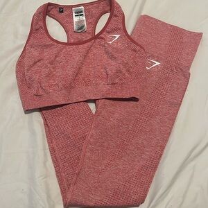Pink vital gymshark set